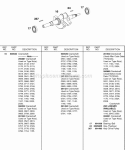 Crankshaft Diagram and Parts List for 243431-0798-99  Briggs and Stratton Engine